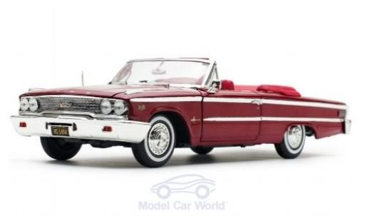 Diecast model cars Ford Galaxie 500 XL Convertible 500XL metallic brown 1963 1/18 Sun Star