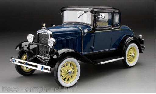 Diecast model cars Ford Model A Coupe blue/black 1931 1/18 Sun Star