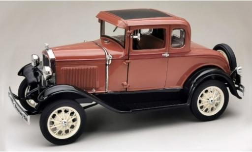 Diecast model cars Ford Model A Coupe brown/black 1931 1/18 Sun Star