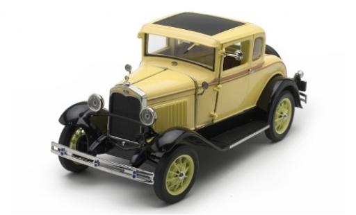 Diecast model cars Ford Model A Coupe yellow 1931 1/18 Sun Star