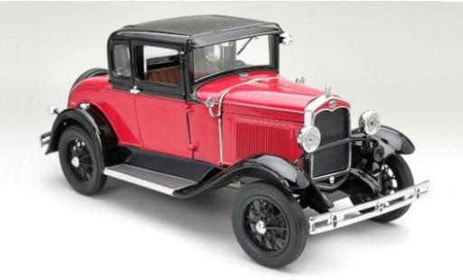 Diecast model cars Ford Model A Coupe red/black 1931 1/18 Sun Star