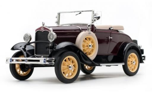 Diecast model cars Ford Model A Roadster red 1931 1/18 Sun Star