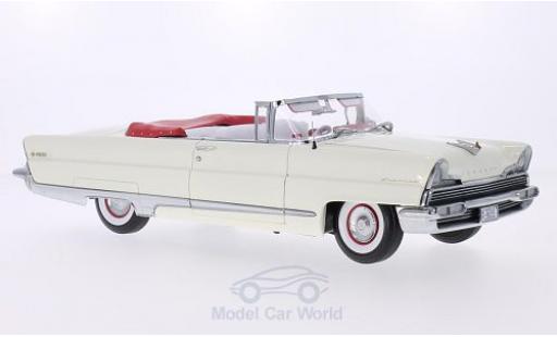 Diecast model cars Lincoln Premiere Convertible white 1956 1/18 Sun Star