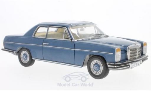 Diecast model cars Mercedes 280 Coupe C/8 blue 1973 1/18 Sun Star
