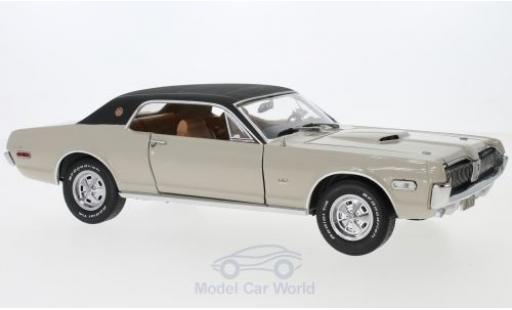 Diecast model cars Mercury Cougar XR7 XR7G beige/black 1968 1/18 Sun Star