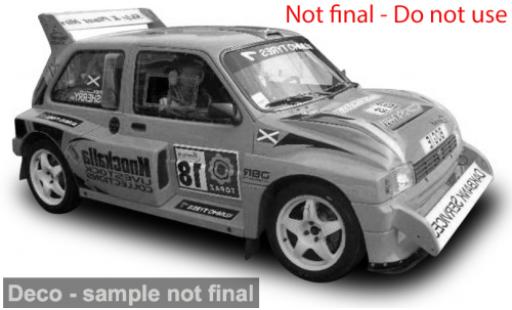 Diecast model cars MG Metro 6R4 Donegal International Rally 2010 #18 1/18 Sun Star