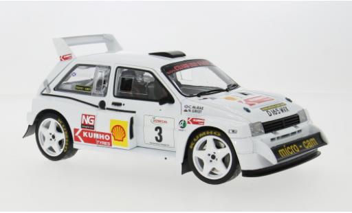 Diecast model cars MG Metro 6R4 No.3 Donegal International Rally 2006 1/18 Sun Star