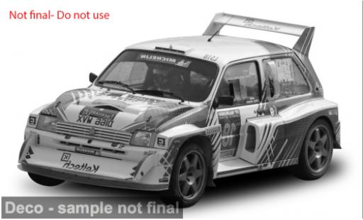 Diecast model cars MG Metro 6R4 Rallylegend 2019 #18 1/18 Sun Star