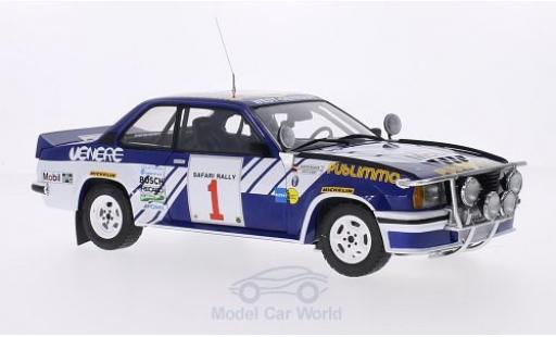 Diecast model cars Opel Ascona C 400 Rally No.1 Venere/Publimmo Rally WM Safari Rally 1981 with Decals J.Kleint/G.Wanger 1/18 Sun Star