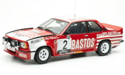 Diecast model cars Opel Ascona B 400 B No.2 -Bastos Dealer Team Bastos Lotto Haspengouwrally 1982 y compris les Decals G.Colsoul/A.Lopes 1/18 Sun Star