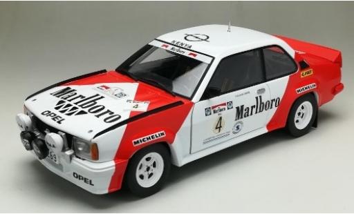 Diecast model cars Opel Ascona B 400 B No.4 Marlboro Rally Argentinien 1984 y compris les Decals Y.Iwase/S.Thatthi 1/18 Sun Star