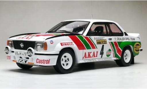 Diecast model cars Opel Ascona B 400 B No.4 Dealer Team Castrol International Sachs Winter Rally 1981 J-O.Kristiansen/F.Hartwigsen 1/18 Sun Star