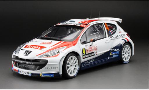 Diecast model cars Peugeot 207 S2000 No.4 Rally WM Rally Monte Carlo 2011 1/18 Sun Star
