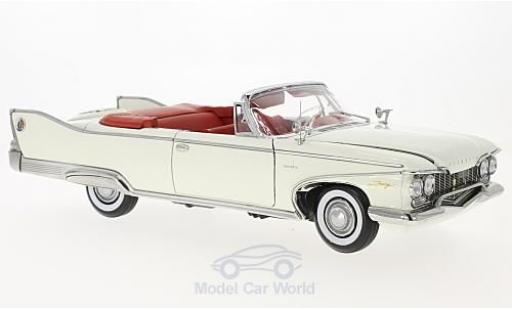 Diecast model cars Plymouth Fury Convertible white 1960 1/18 Sun Star