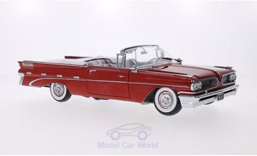 Diecast model cars Pontiac Bonneville Convertible red 1959 1/18 Sun Star