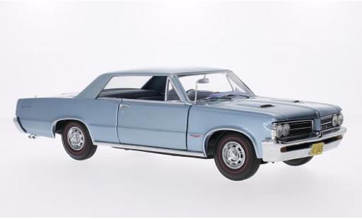 Diecast model cars Pontiac GTO 1964 metallic blue 1/18 Sun Star
