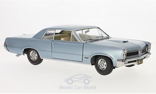 Diecast model cars Pontiac GTO 1965 metallic blue 1/18 Sun Star