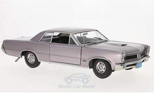Diecast model cars Pontiac GTO 1965 metallic purple 1/18 Sun Star