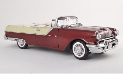 Diecast model cars Pontiac Star Chief Convertible white/dkl.-brown white/brown 1955 hood ouvert 1/18 Sun Star
