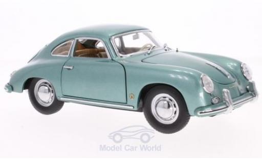Diecast model cars Porsche 356 A 1500 GS Carrera GT metallic green 1957 1/18 Sun Star