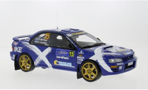 Diecast model cars Subaru Impreza 555 No.15 Logiman Mythical Cars Rally 1997 1/18 Sun Star
