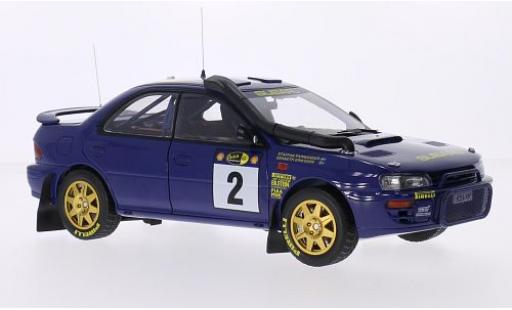 Diecast model cars Subaru Impreza 555 No.2 Safari Rally Kenia 1996 avec Decals K.Eriksson/S.Parmander 1/18 Sun Star