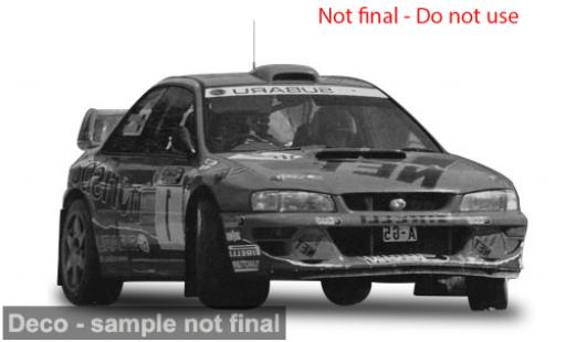 Diecast model cars Subaru Impreza WRC S5 Rally Germany 1999 #1 1/18 Sun Star