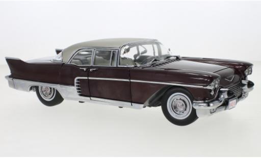 Diecast model cars Cadillac Eldorado Brougham metallise red/grey 1957 1/18 Sun Star