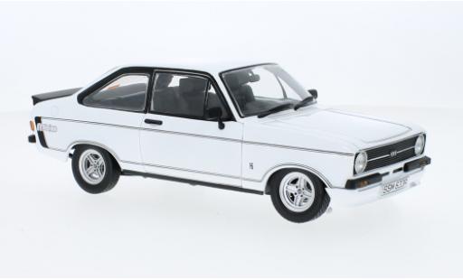 Diecast model cars Ford Escort Mexico MkII white RHD 1976 1/18 Sun Star