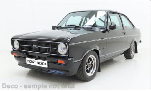 Diecast model cars Ford Escort Mexico MkII black RHD 1976 1/18 Sun Star
