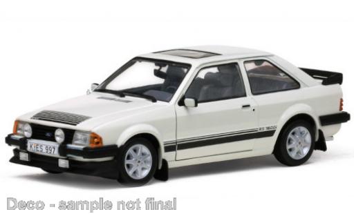 Diecast model cars Ford Escort RS 1600i MKIII white 1984 1/18 Sun Star