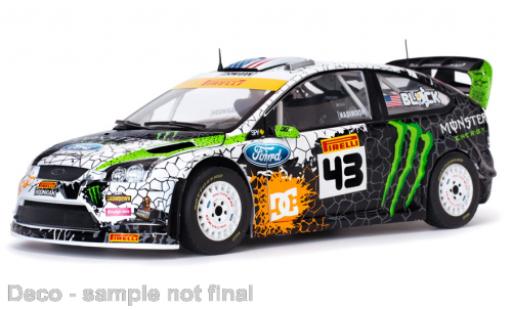 Diecast model cars Ford Focus RS WRC No.43 Monster Rallyday Show St. Petersburg 2012 1/18 Sun Star