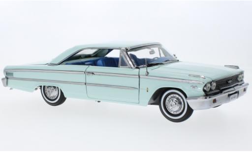 Diecast model cars Ford Galaxie 500 XL Hardtop blue clair 1963 1/18 Sun Star