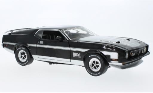 Diecast model cars Ford Mustang Mach 1 I black 1971 1/18 Sun Star