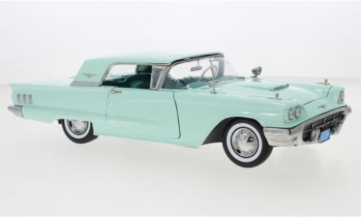 Diecast model cars Ford Thunderbird Squarebird HardTop Coupe green 1960 1/18 Sun Star