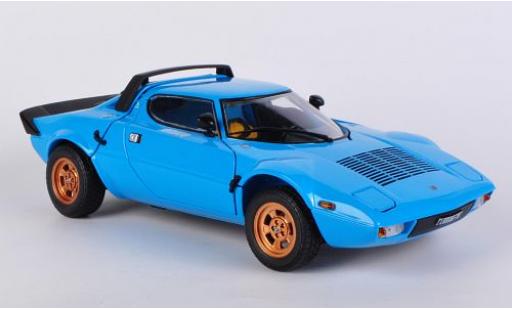 Diecast model cars Lancia Stratos Base blue 1975 1/18 Sun Star
