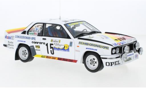 Diecast model cars Opel Ascona B 400 B No.15 Conrero Squadra Corse Rally della Lana 1982 1/18 Sun Star