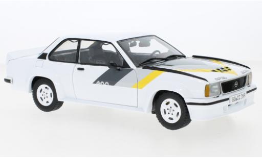 Diecast model cars Opel Ascona B 400 B white/Dekor 1980 1/18 Sun Star