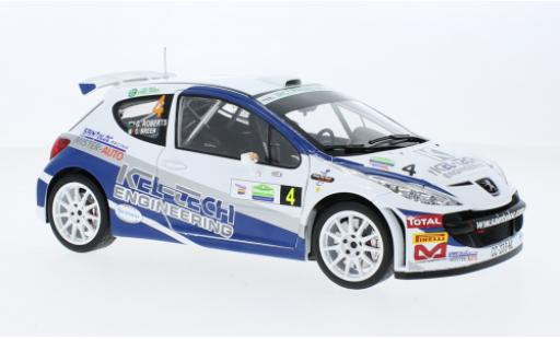 Diecast model cars Peugeot 207 S2000 No.4 Circuit of Irland 2012 1/18 Sun Star