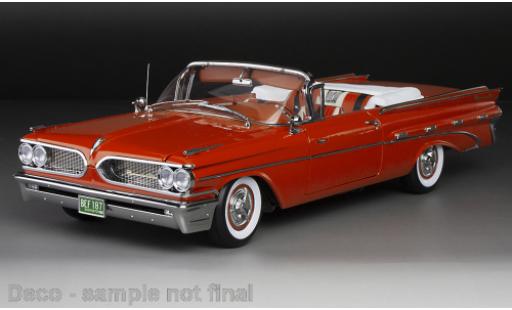 Diecast model cars Pontiac Bonneville Convertible orange 1959 1/18 Sun Star