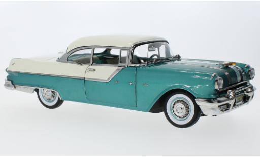 Diecast model cars Pontiac Star Chief Hardtop metallise vert/white 1955 1/18 Sun Star
