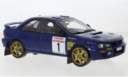 Diecast model cars Subaru Impreza 555 No.1 Rally WM Rally San Remo 1996 1/18 Sun Star