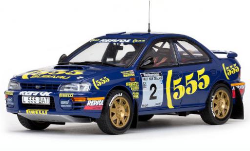 Diecast model cars Subaru Impreza 555 No.2 Repsol Rally WM Rally Neuseeland 1994 1/18 Sun Star