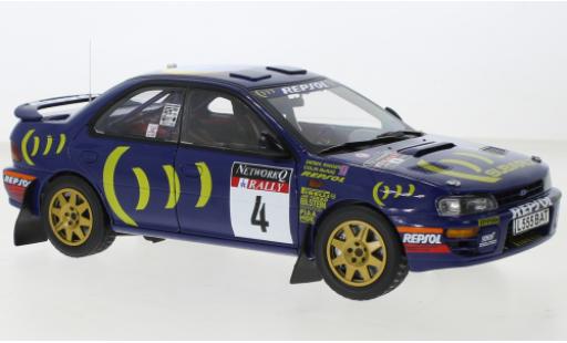 Diecast model cars Subaru Impreza 555 No.4 Rally WM RAC Rally 1995 1/18 Sun Star