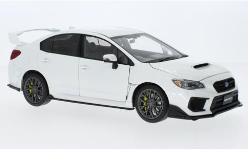 Diecast model cars Subaru WRX STI (S207) metallise white RHD 2018 1/18 Sun Star