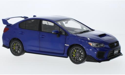 Diecast model cars Subaru WRX STI (S207) metallise blue RHD 2018 1/18 Sun Star