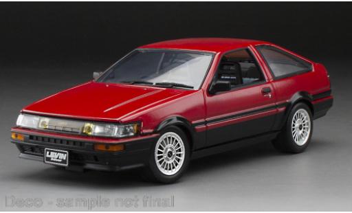 Diecast model cars Toyota Corolla Levin (AE86) red/black 1985 1/24 Sun Star