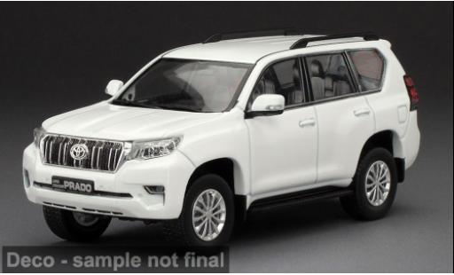 Diecast model cars Toyota Land Cruiser Prado white 2018 1/43 Sun Star