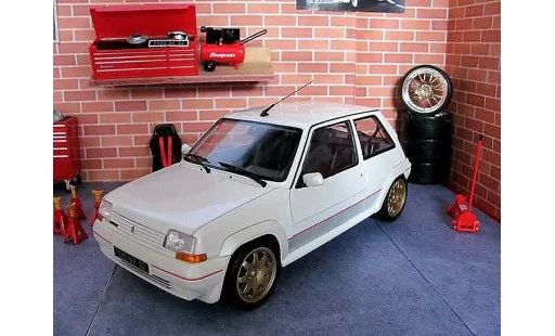 Renault 5 Phase 1 1/18 Norev GT Turbo 1 white jantes clio williams diecast model cars