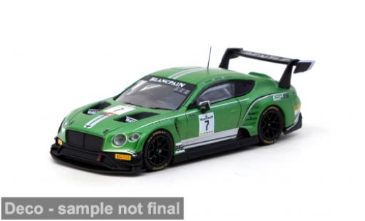 Diecast model cars Bentley Continental course GT3 green 2018 1/64 Tarmac Works